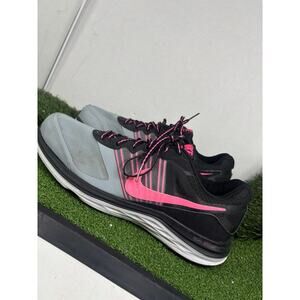Nike Dual Fusion X Womans Running Gym Shoes Size 11 Black Gray Pink 709501 001
